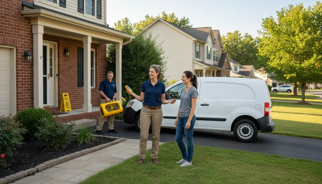 Water restoration image for Water Damage & Restoration Services in Andale, KS